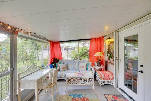 Boho-Style Escape with Patio about 3 Mi to Bonita Beach!