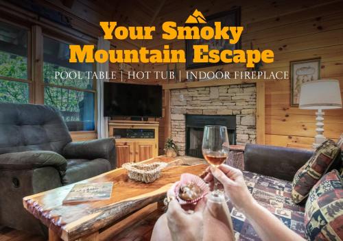 Relax & Play! Cabin with Hot Tub and Pool Table