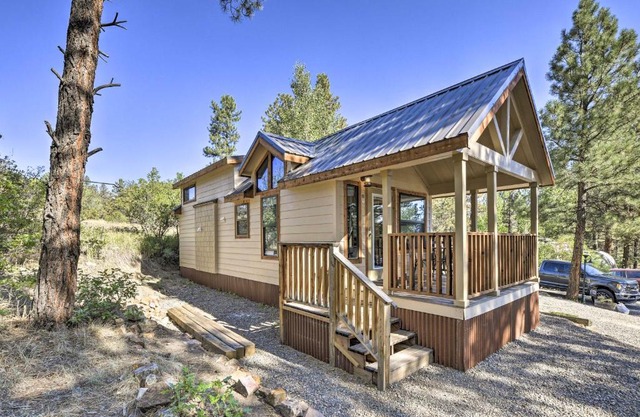 Roomy Pagosa Springs Tiny Cabin 1 Mi to Downtown