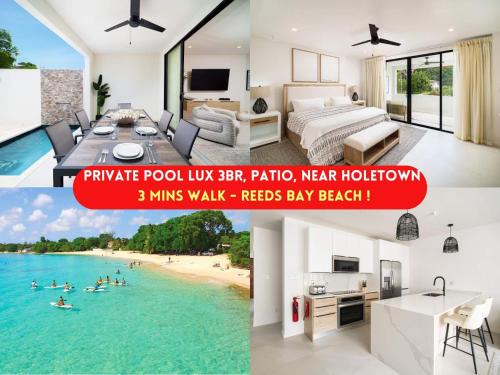 Walk to Beach New Stylish 3BR Pool